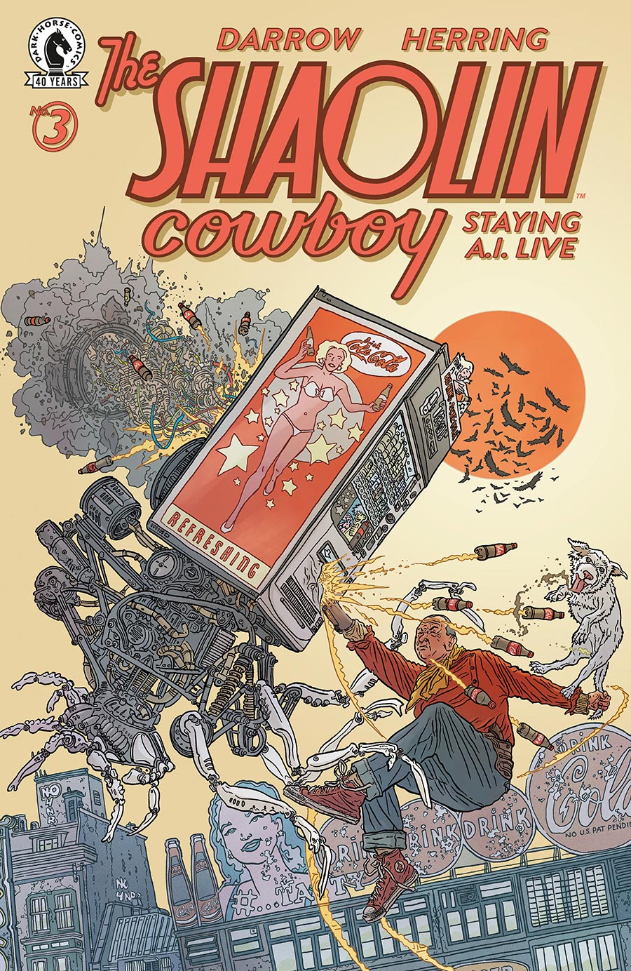 Shaolin Cowboy Staying A.I. Live #3 Cover A Regular Geof Darrow Cover
