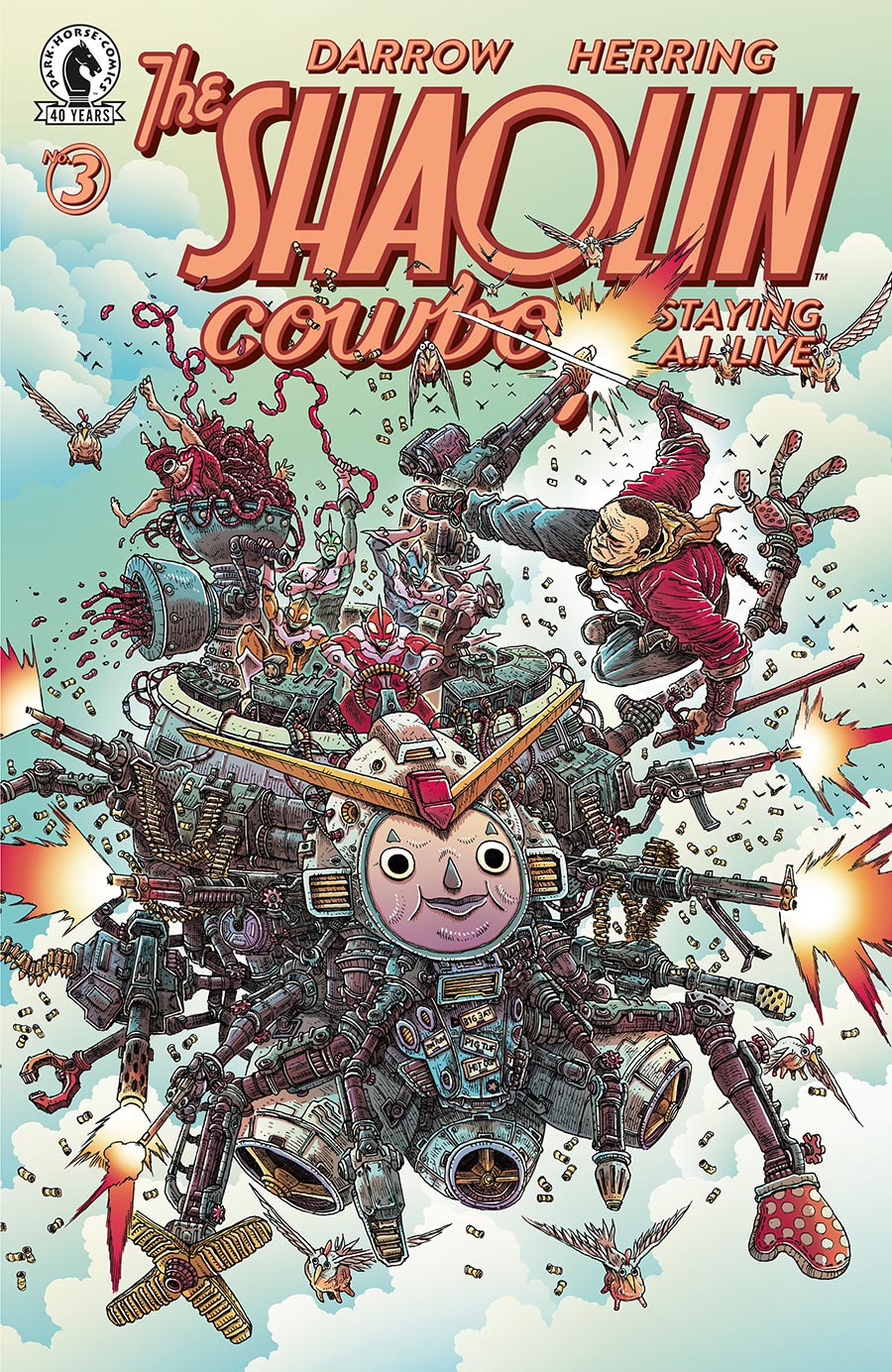 Shaolin Cowboy Staying A.I. Live #3 Cover B Incentive James Stokoe Variant Cover
