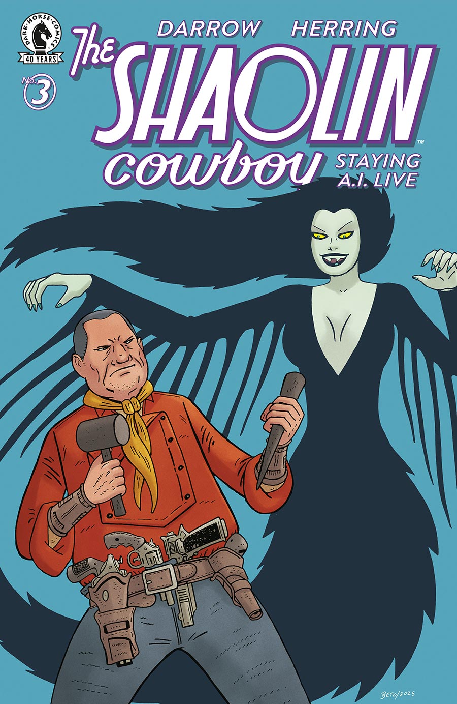 Shaolin Cowboy Staying A.I. Live #3 Cover C Variant Gilbert Hernandez Cover