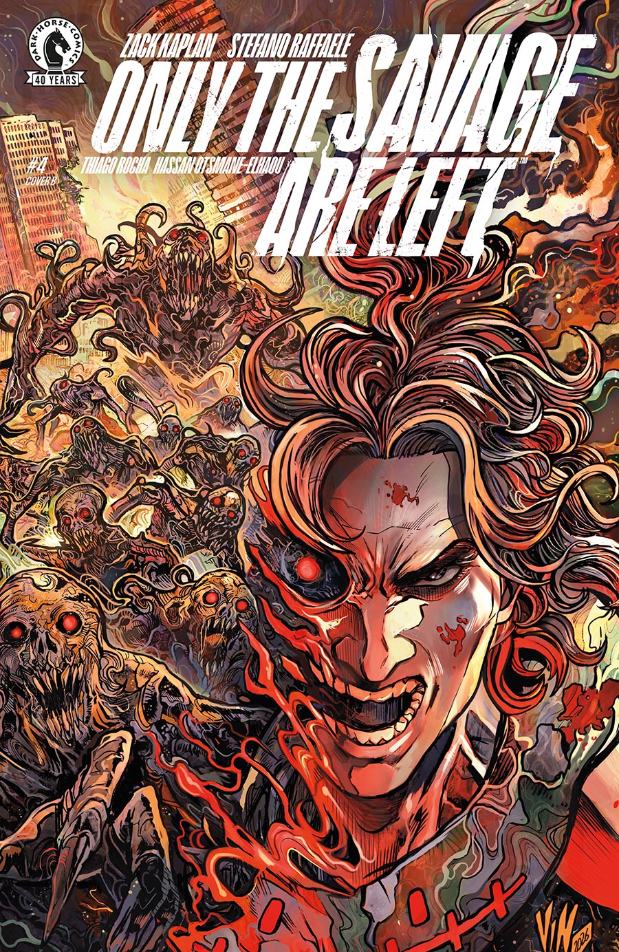 Only The Savage Are Left #4 Cover B Variant Vincenzo Riccardi Cover