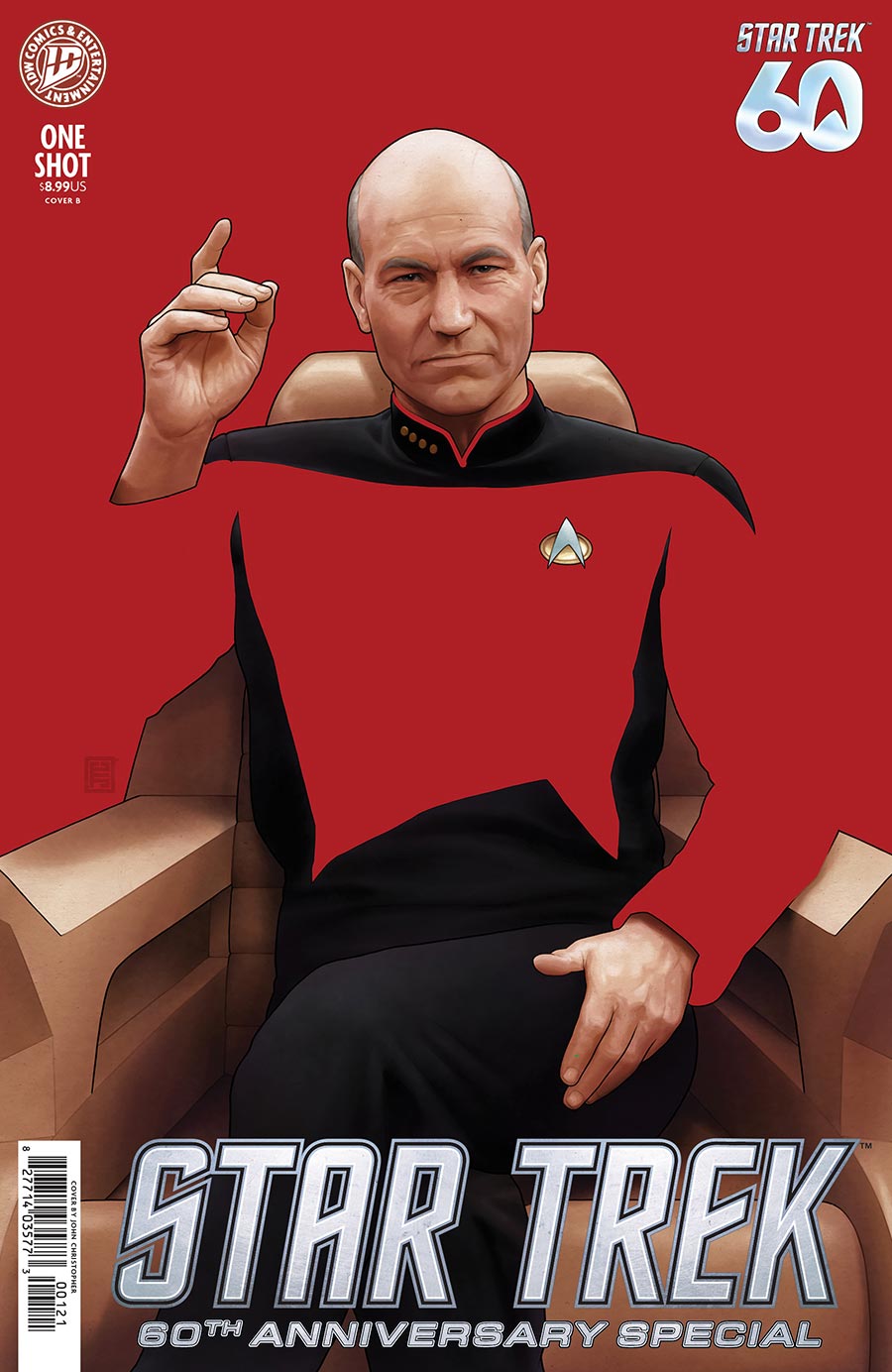Star Trek 60th Anniversary Special #1 (One Shot) Cover B Variant John Christopher Cover
