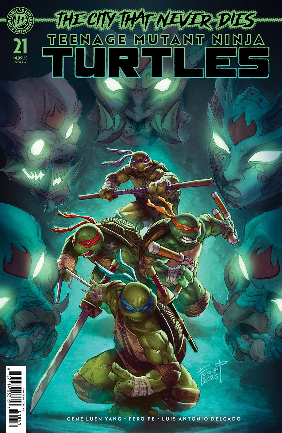 Teenage Mutant Ninja Turtles Vol 6 #21 Cover A Regular Fero Pe Cover