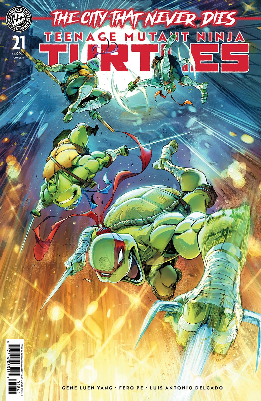 Teenage Mutant Ninja Turtles Vol 6 #21 Cover D Variant Iban Coello Cover