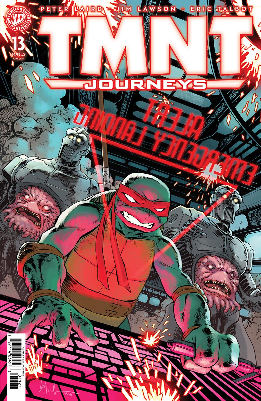 Teenage Mutant Ninja Turtles Journeys #13 Cover B Variant Dave Wachter Cover