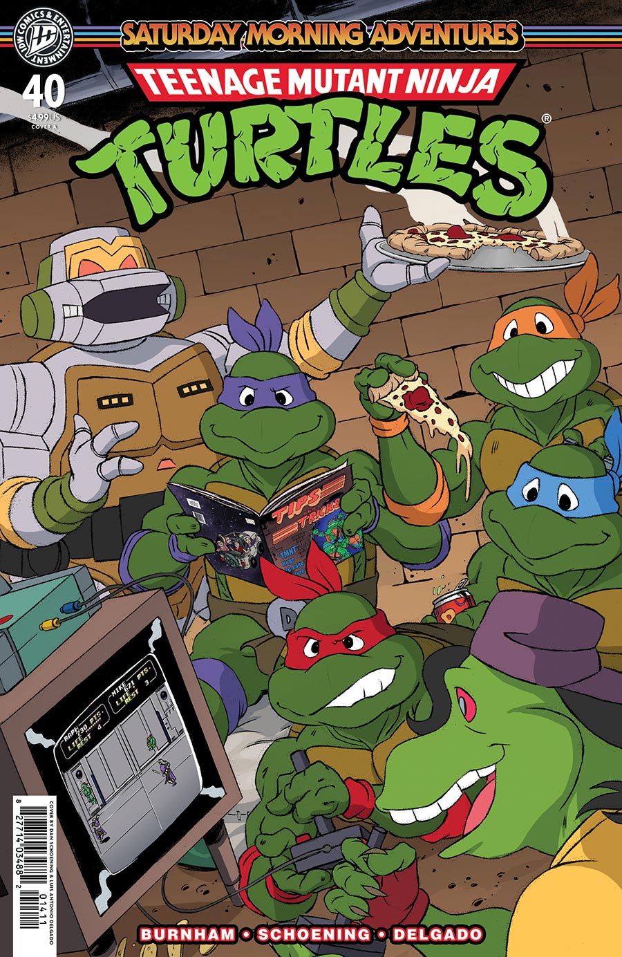 Teenage Mutant Ninja Turtles Saturday Morning Adventures Continued #40 Cover A Regular Dan Schoening Cover