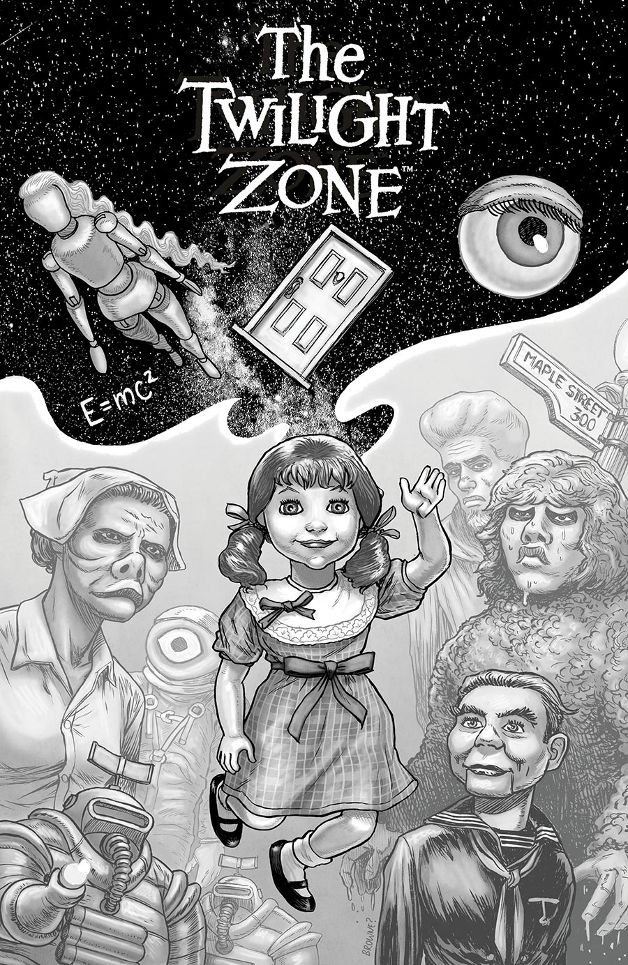 Twilight Zone Vol 6 #10 Cover C Incentive Ryan Browne Variant Cover