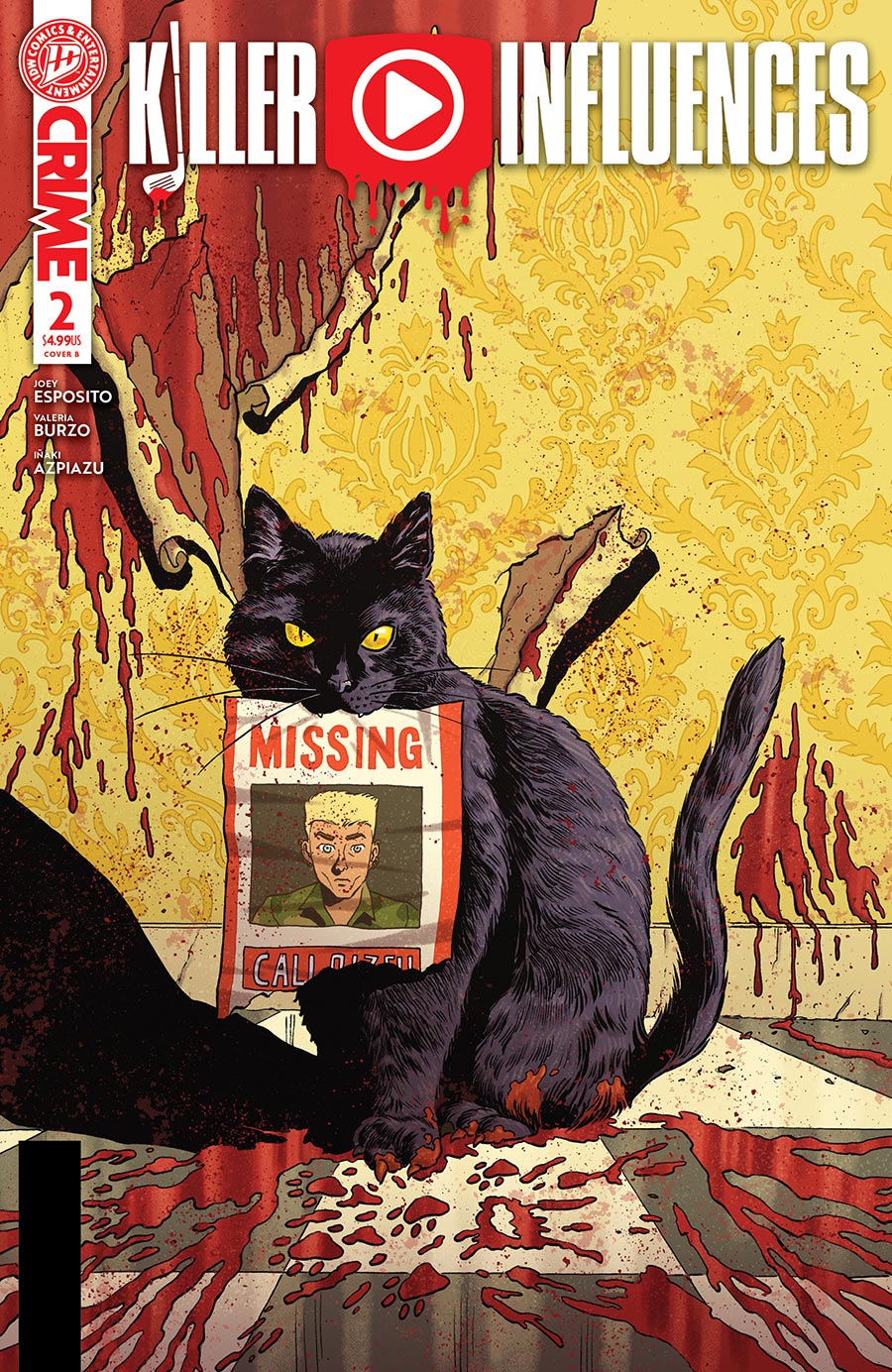 Killer Influences #2 Cover B Variant Valeria Burzo Cover