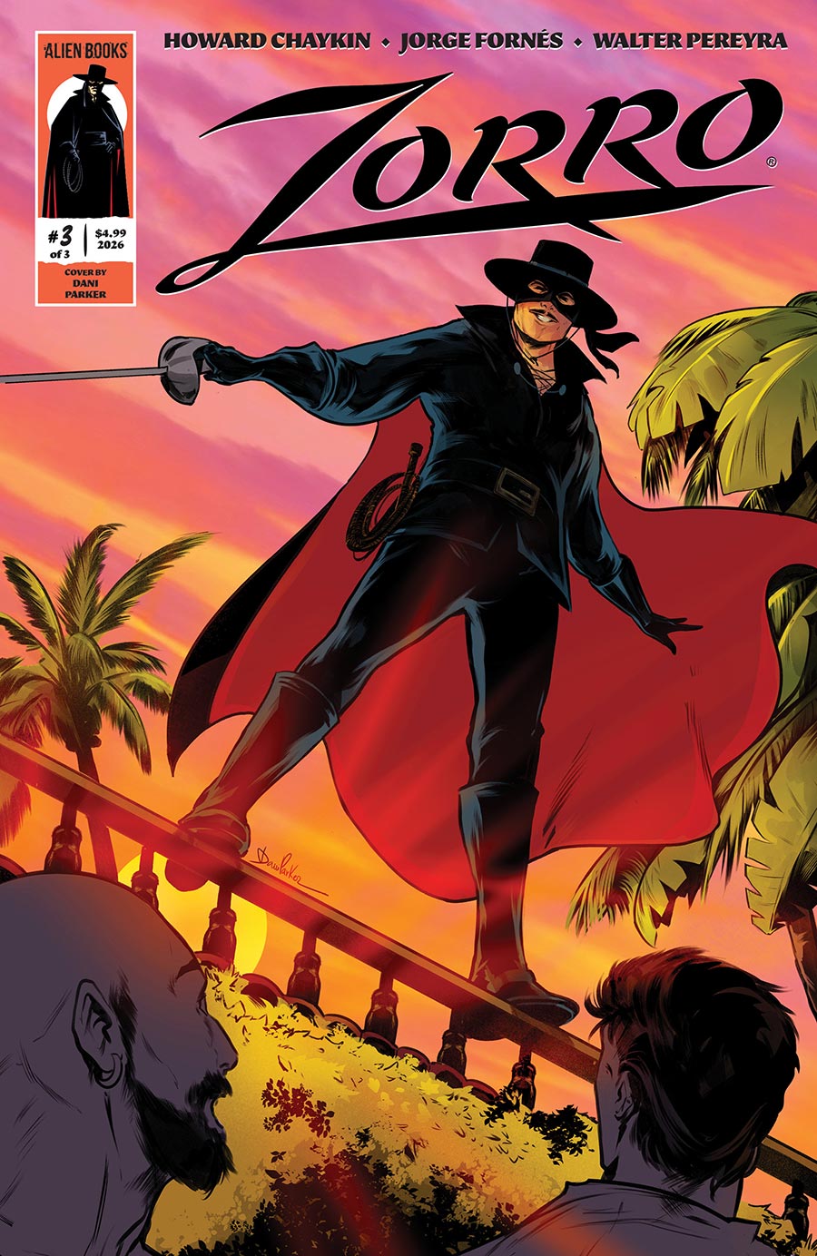 Zorro Vol 7 #3 Cover B Variant Dani Parker Cover