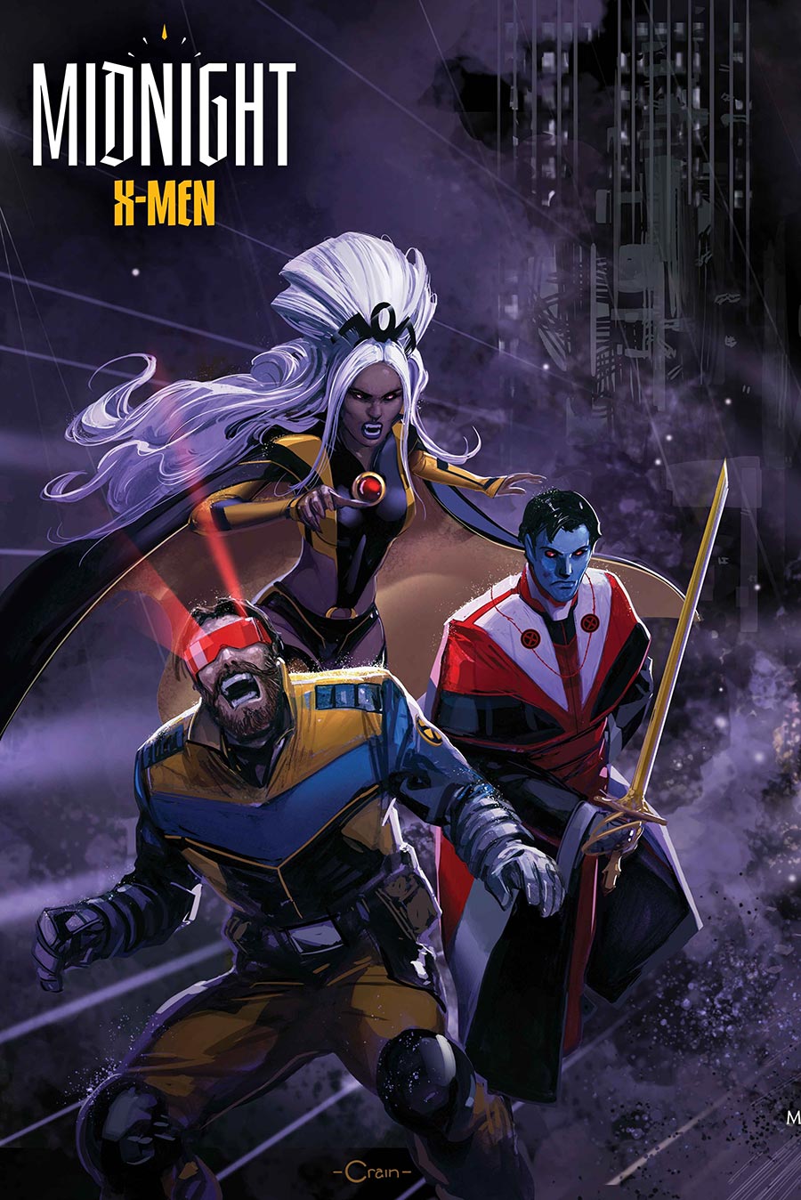 Midnight X-Men #1 Cover F Variant Clayton Crain 3-Part Connecting Cover