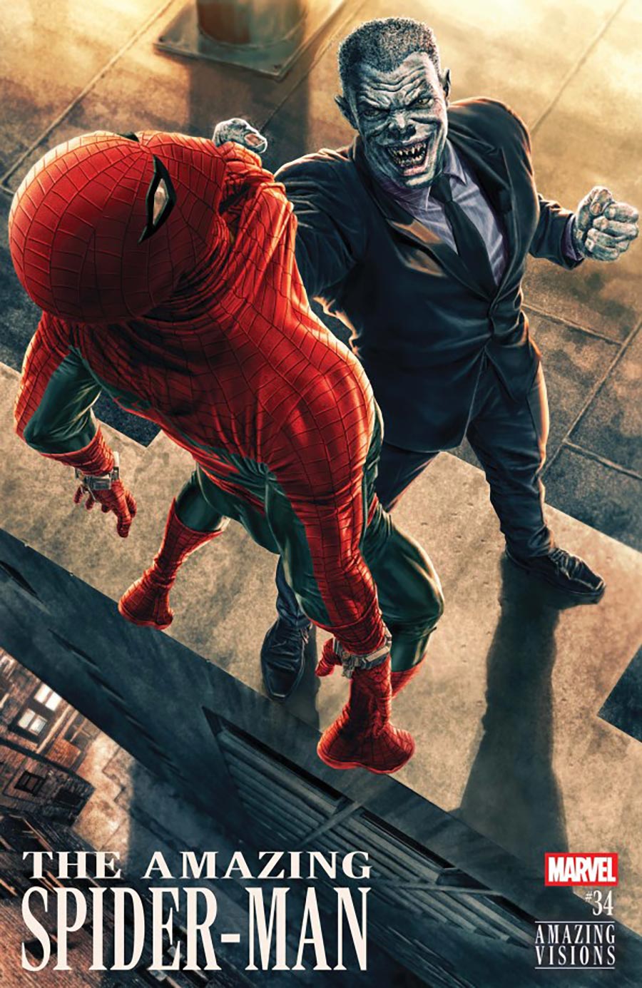 Amazing Spider-Man Vol 7 #34 Cover B Variant Lee Bermejo Amazing Visions Cover (#998)