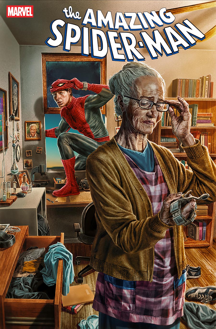 Amazing Spider-Man Vol 7 #35 Cover B Variant Lee Bermejo Amazing Visions Cover (#999)