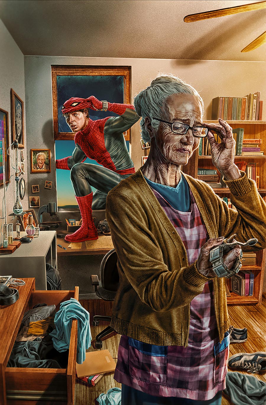 Amazing Spider-Man Vol 7 #35 Cover H Incentive Lee Bermejo Amazing Visions Virgin Cover (#999)