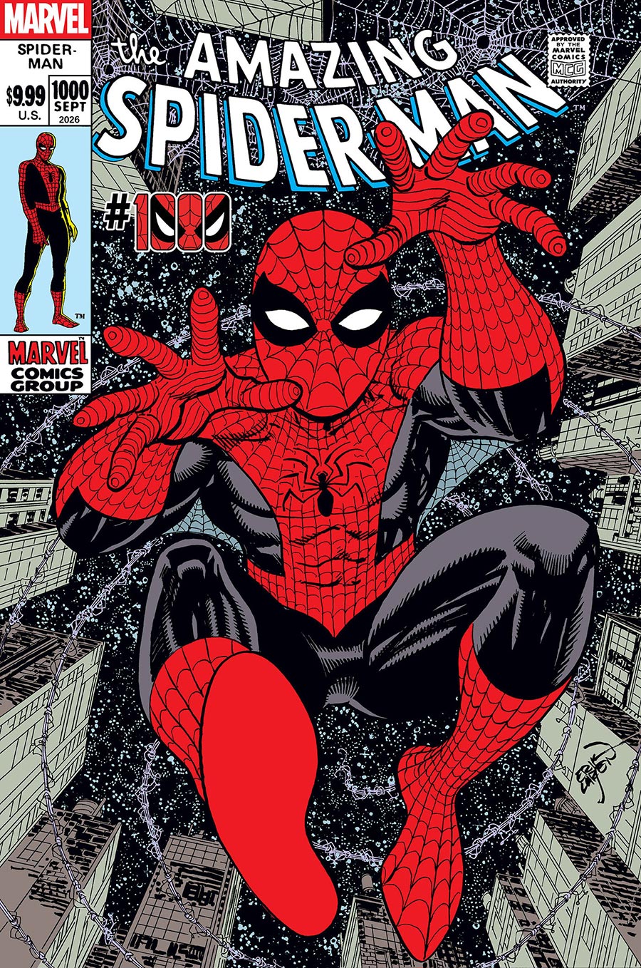 Amazing Spider-Man Vol 7 #1000 Cover Z-A Incentive Erik Larsen Variant Cover