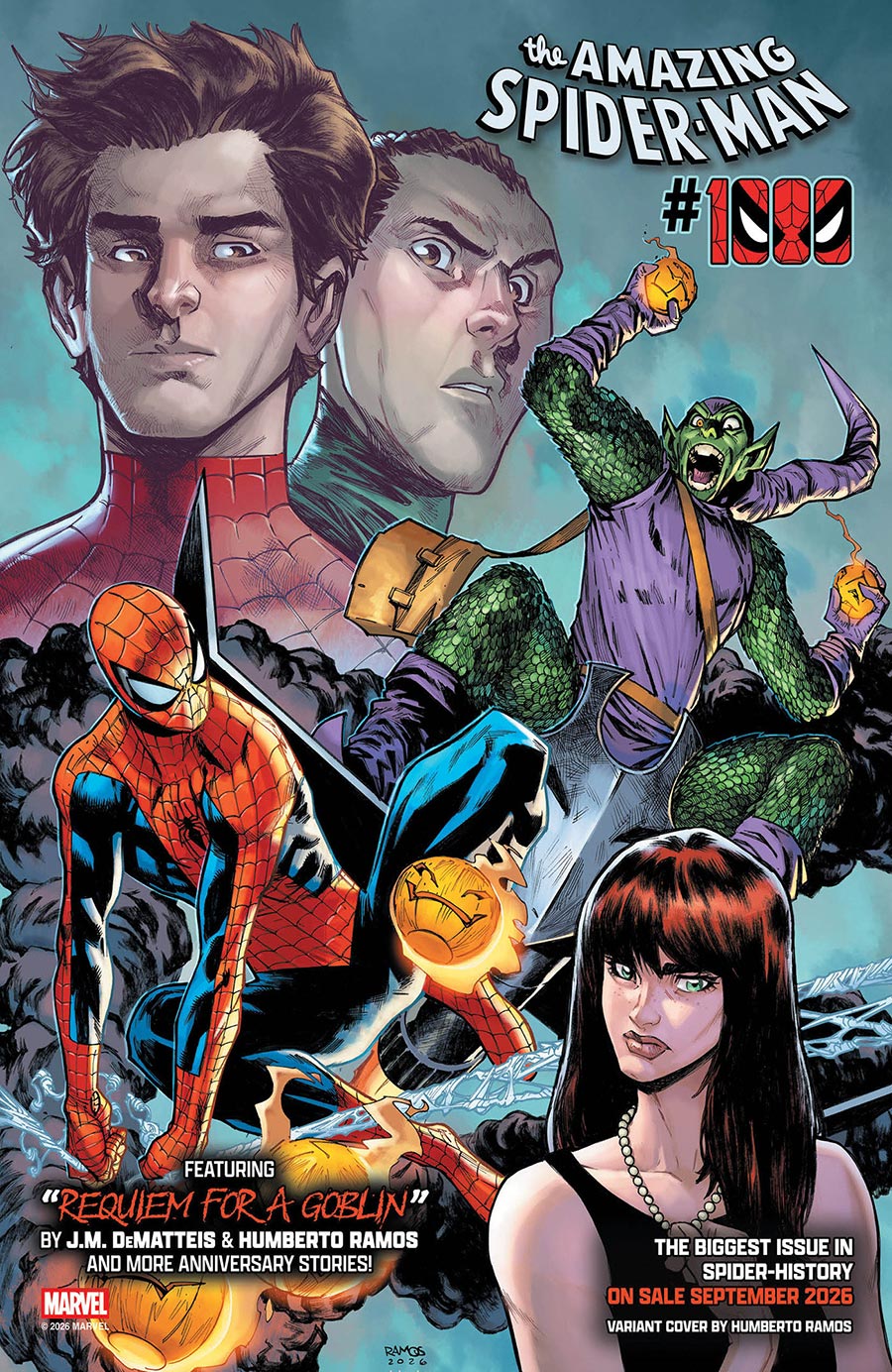 Amazing Spider-Man Vol 7 #1000 Cover S Variant Humberto Ramos Cover