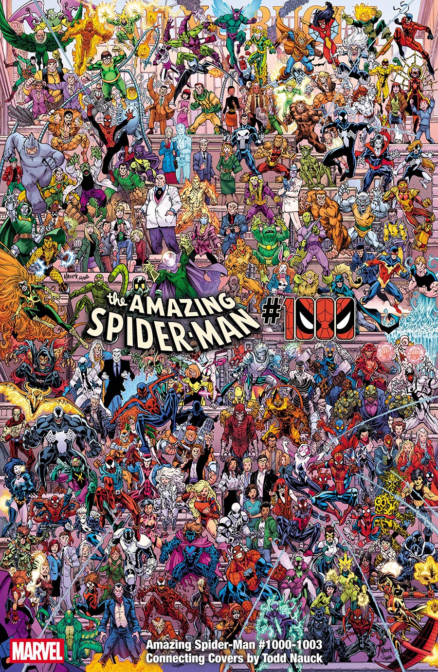 Amazing Spider-Man Vol 7 #1000 Cover C Variant Todd Nauck Legacy 4-Part Connecting Cover