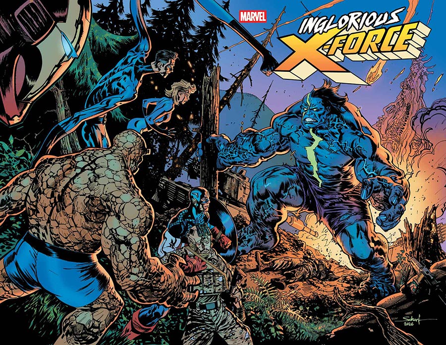 Infernal Hulk #10 Cover D Variant Jonas Scharf Battle Wraparound Cover