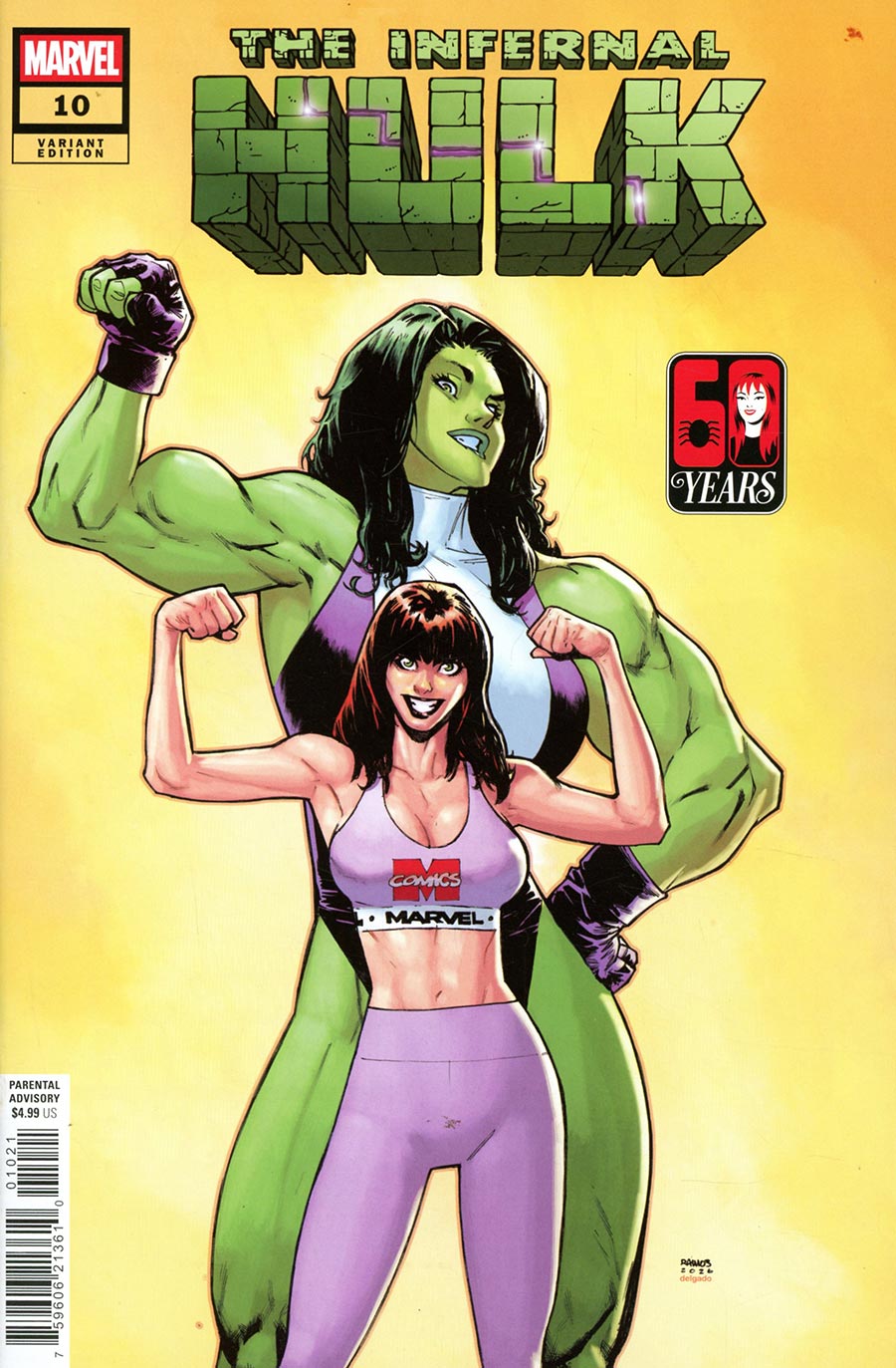 Infernal Hulk #10 Cover B Variant Humberto Ramos Mary Jane Watson Cover