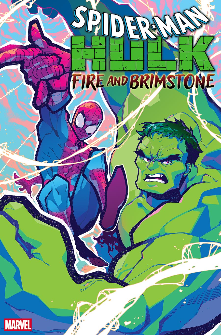 Spider-Man Hulk Fire And Brimstone #1 Cover F Variant Rose Besch Cover