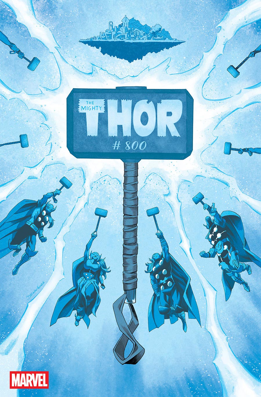 Thor Vol 6 #800 Cover G Variant Declan Shalvey Foil Cover