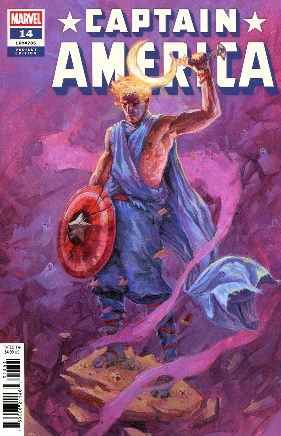Captain America Vol 11 #14 Cover E Variant Domenico Cava Cover (Armageddon Tie-In) (Limit 1 Per Customer)