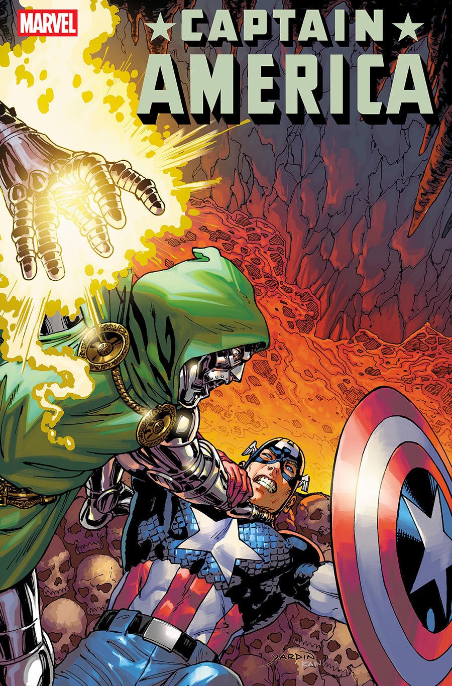 Captain America Vol 11 #14 Cover F Incentive David Yardin Variant Cover (Armageddon Tie-In)