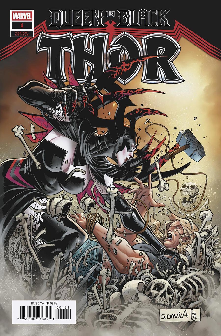 Queen In Black Thor #1 (One Shot) Cover C Variant Sergio Davila Cover