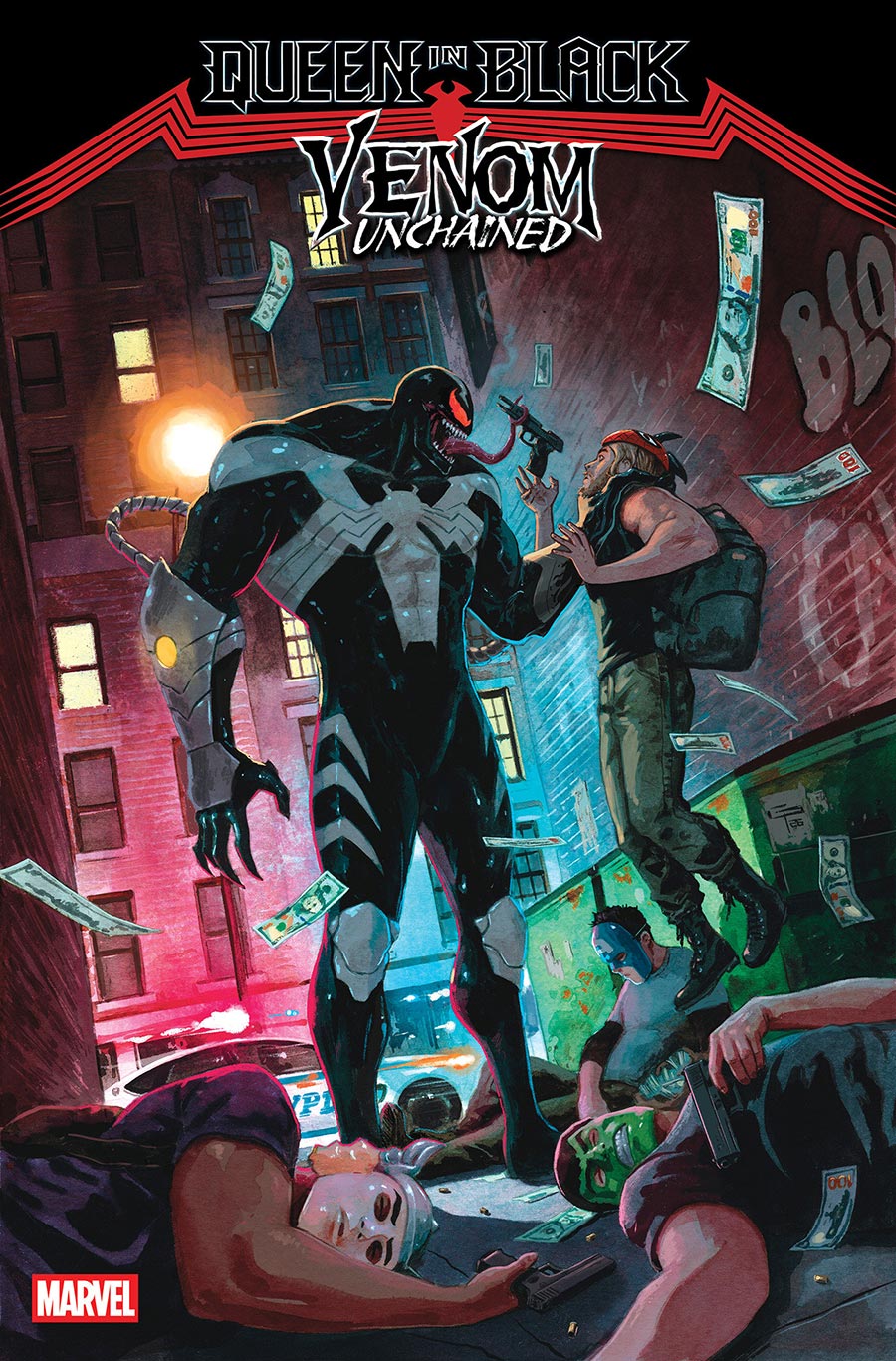 Queen In Black Venom Unchained #2 Cover B Variant German Peralta Cover