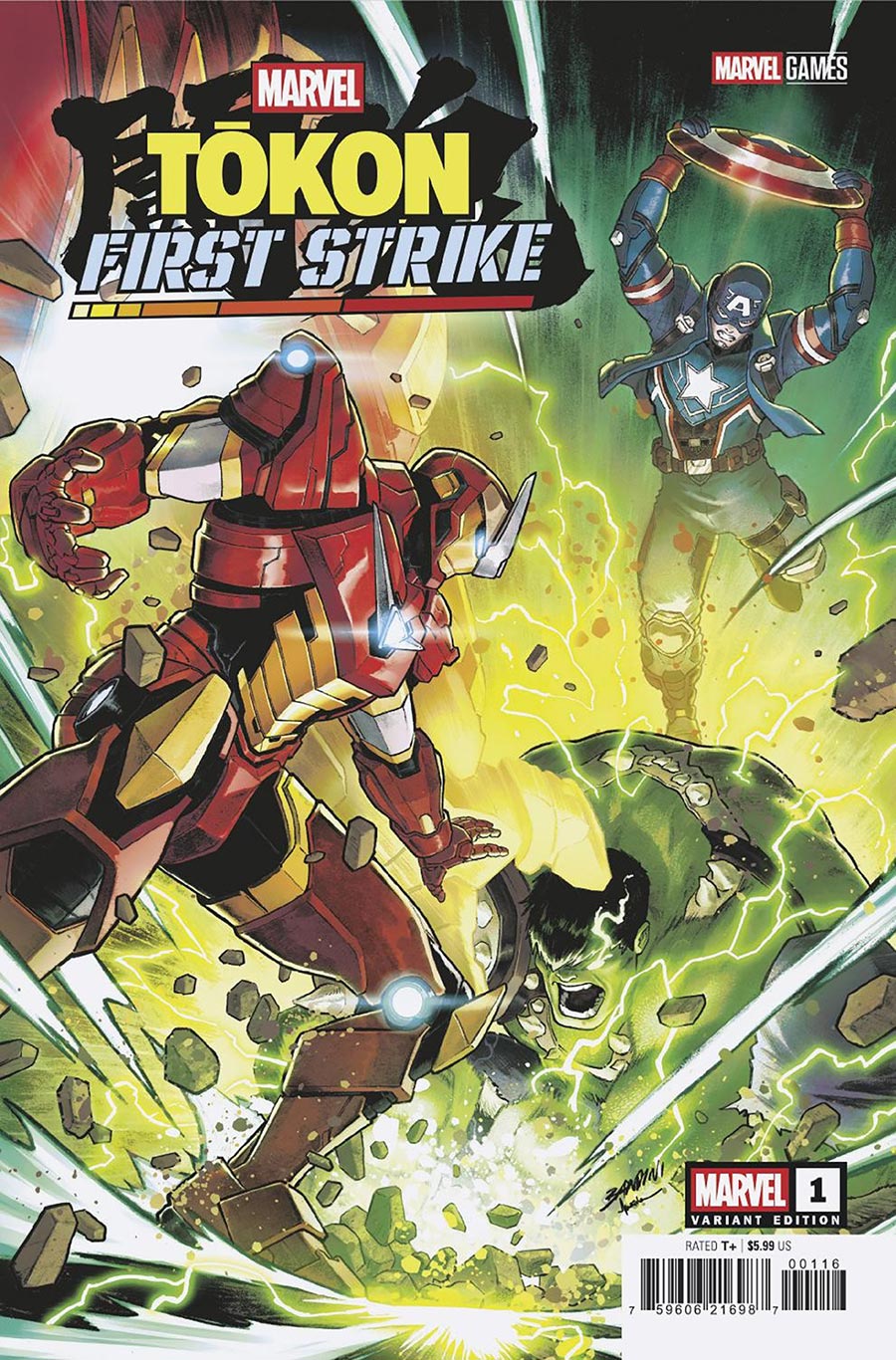 Marvel Tokon First Strike #1 (One Shot) Cover D Incentive Michele Bandini Variant Cover