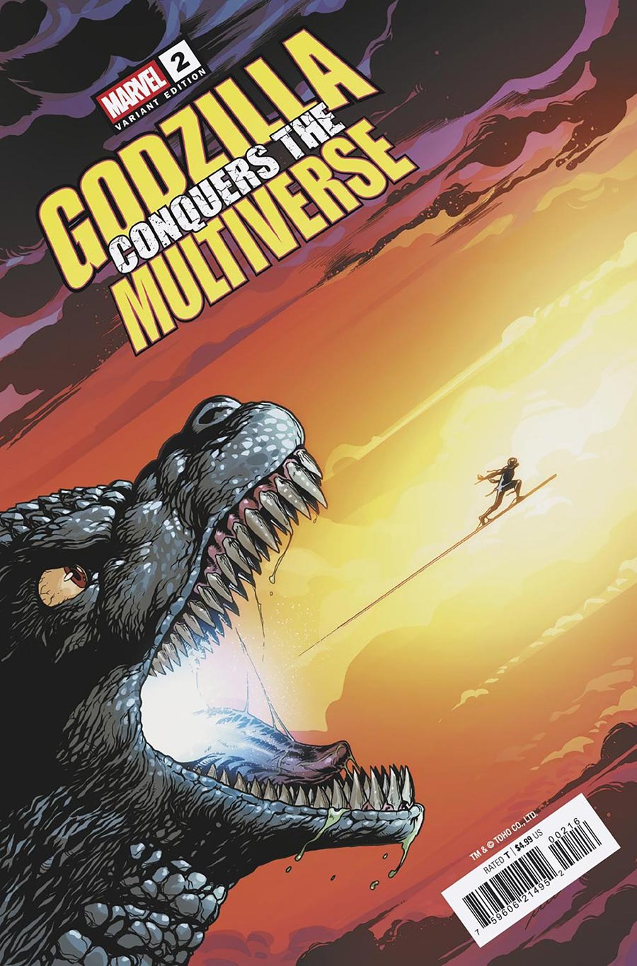 Godzilla Conquers The Multiverse #2 Cover D Incentive Pere Perez Variant Cover