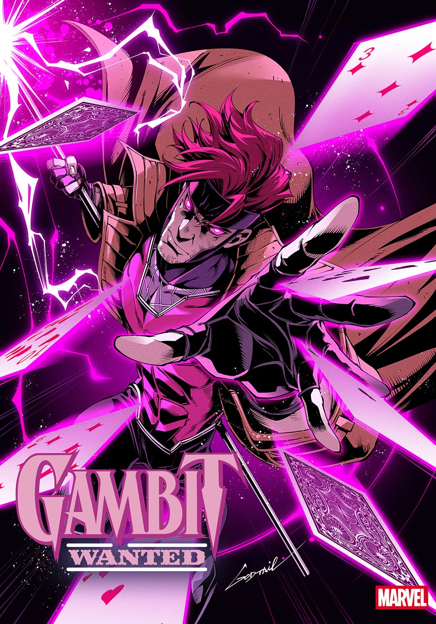 Gambit Wanted #2 Cover B Variant Godtail Gambit Cover
