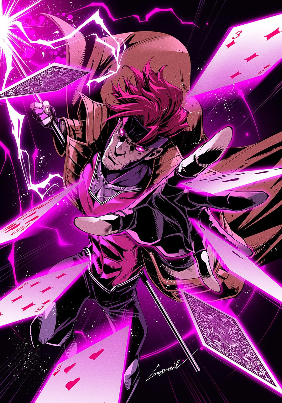 Gambit Wanted #2 Cover E Incentive Godtail Gambit Virgin Cover