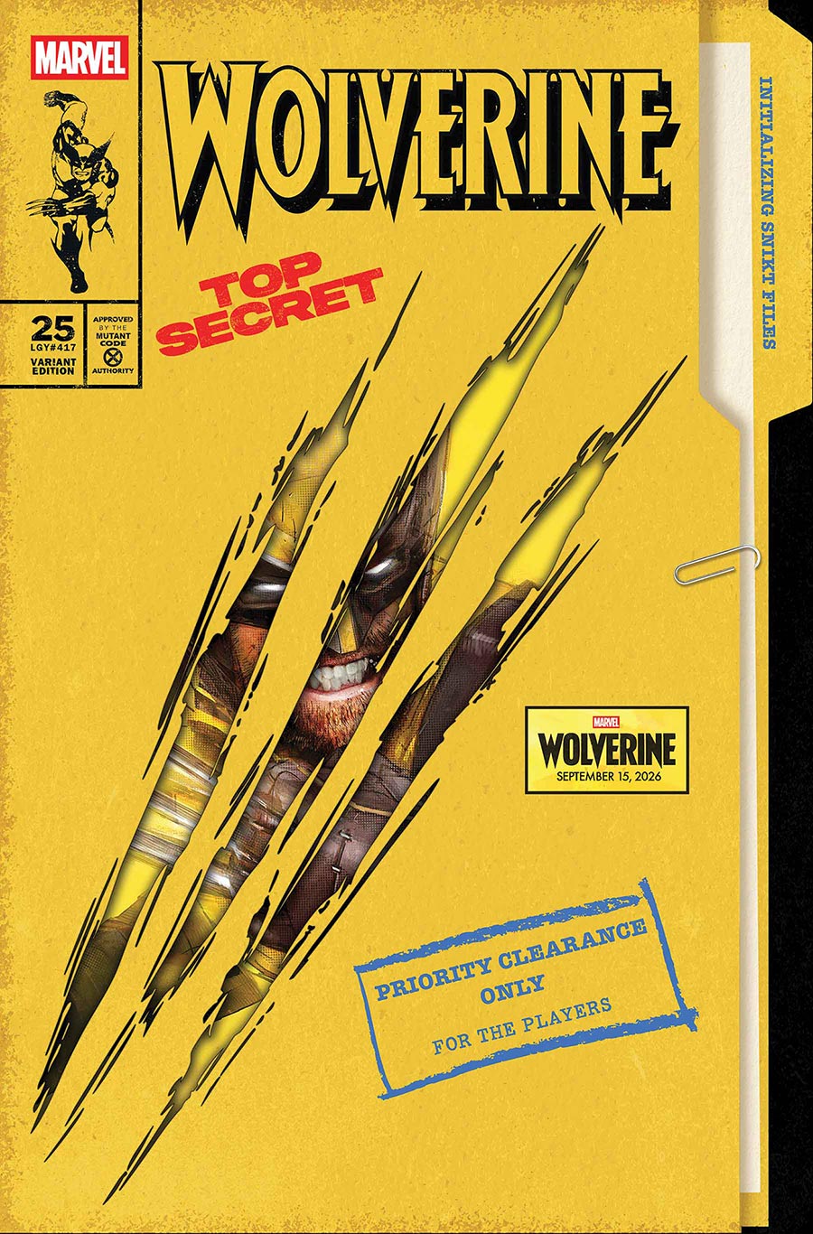 Wolverine Vol 8 #25 Cover C Variant Jock Wolverine Game Cover