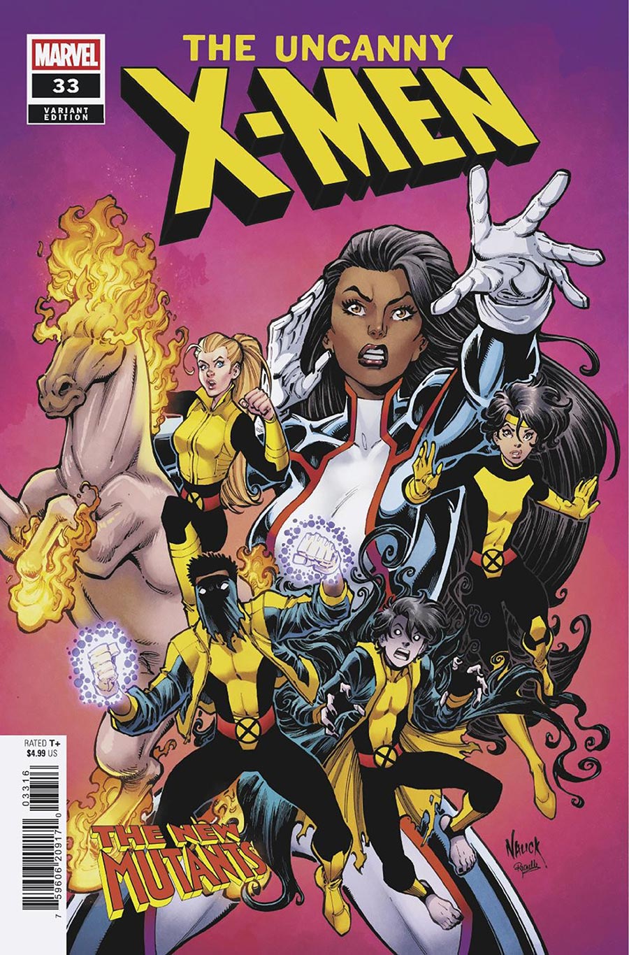 Uncanny X-Men Vol 6 #33 Cover F Incentive Todd Nauck Variant Cover