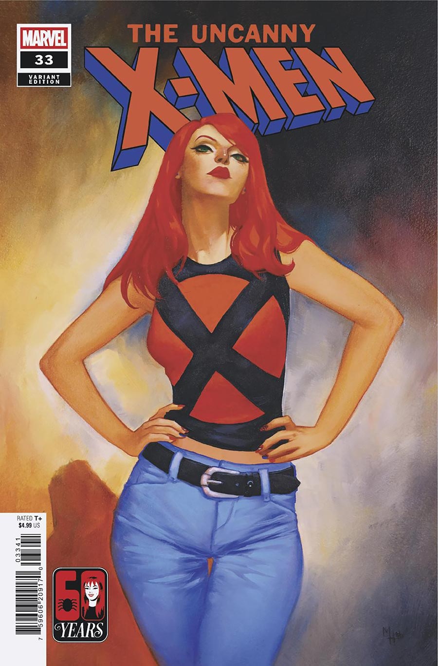 Uncanny X-Men Vol 6 #33 Cover B Variant Meghan Hetrick Mary Jane Watson Cover (Limit 1 Per Customer)