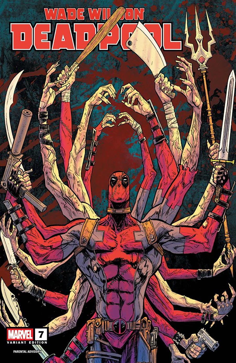 Wade Wilson Deadpool #7 Cover D Variant Adam Pollina Cover