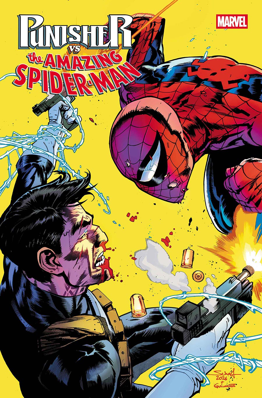 Punisher vs The Amazing Spider-Man #2 Cover A Regular Jonas Scharf Cover