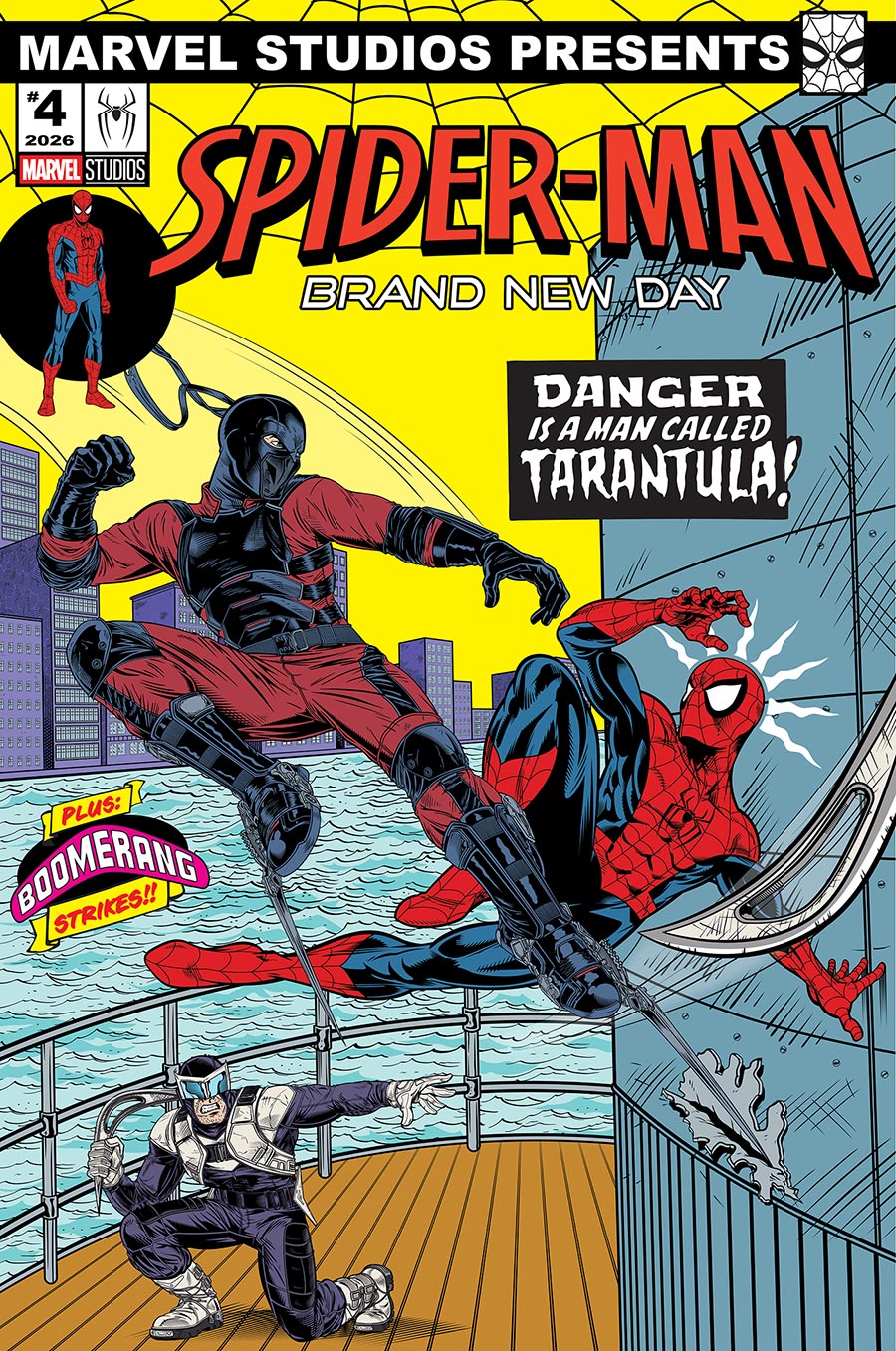 Punisher vs The Amazing Spider-Man #2 Cover B Variant Adam Stafford Marvel Studios Spider-Man Brand New Day Cover