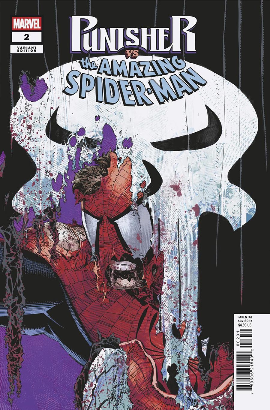 Punisher vs The Amazing Spider-Man #2 Cover D Variant Philip Tan Cover