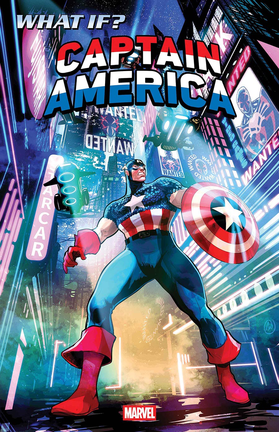 What If Captain America Was Revived In 2099 #1 (One Shot) Cover A Regular Lucas Werneck Cover