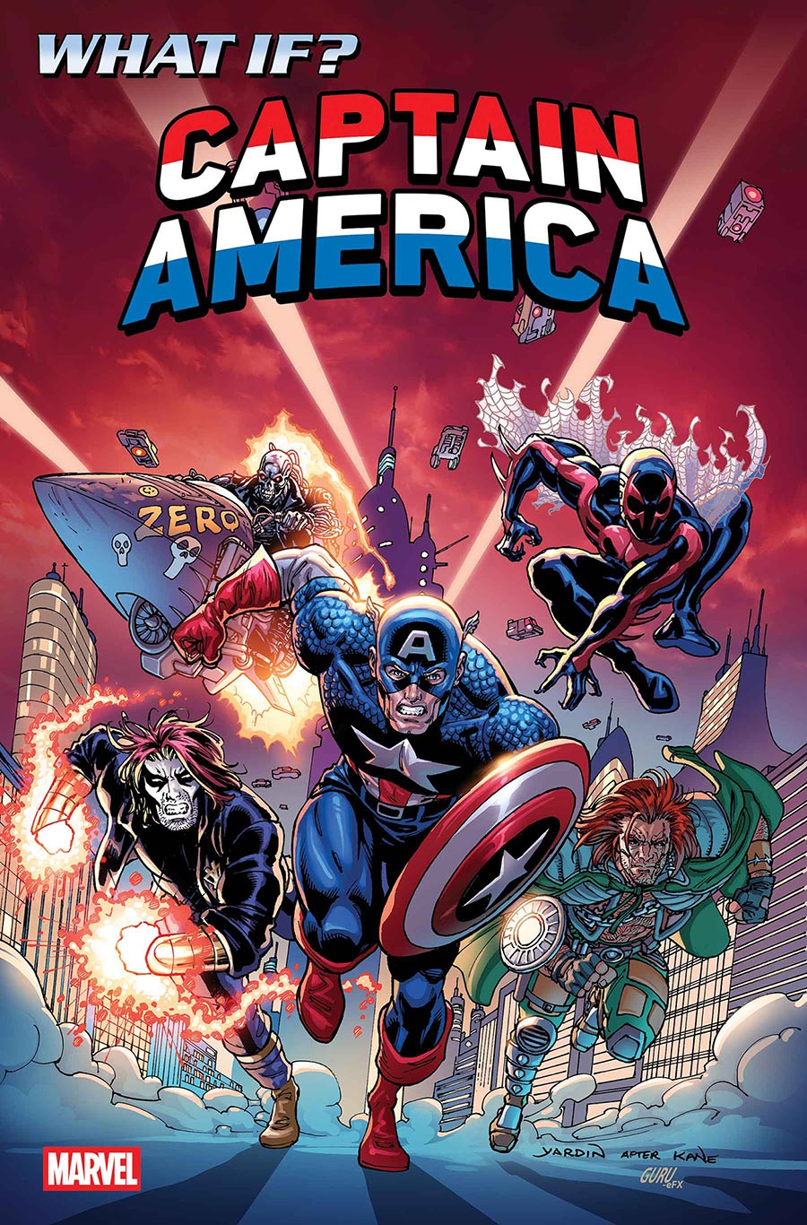What If Captain America Was Revived In 2099 #1 (One Shot) Cover B Variant David Yardin Homage Cover
