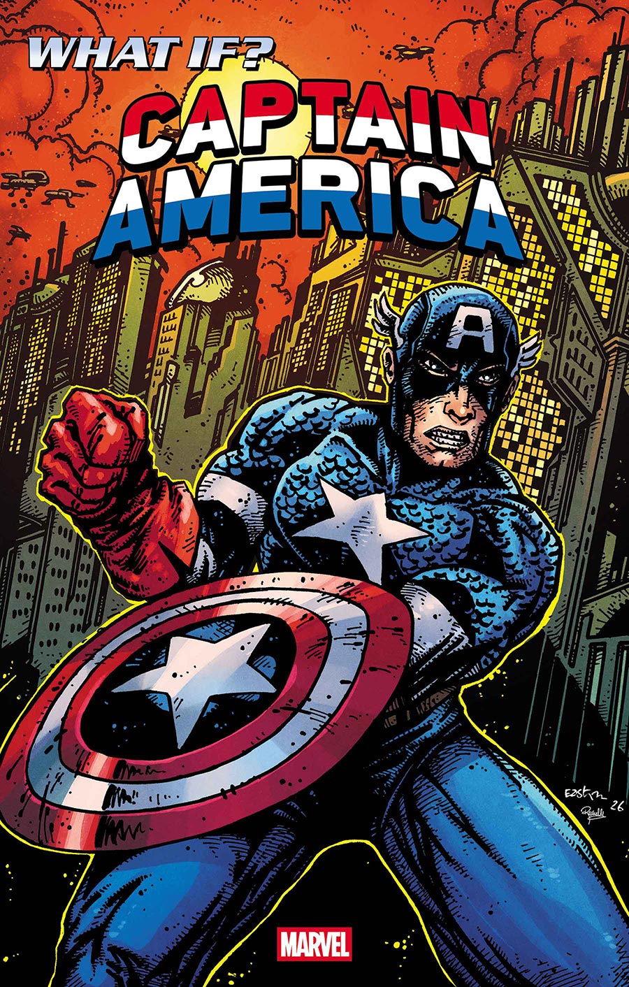 What If Captain America Was Revived In 2099 #1 (One Shot) Cover C Variant Kevin Eastman Cover