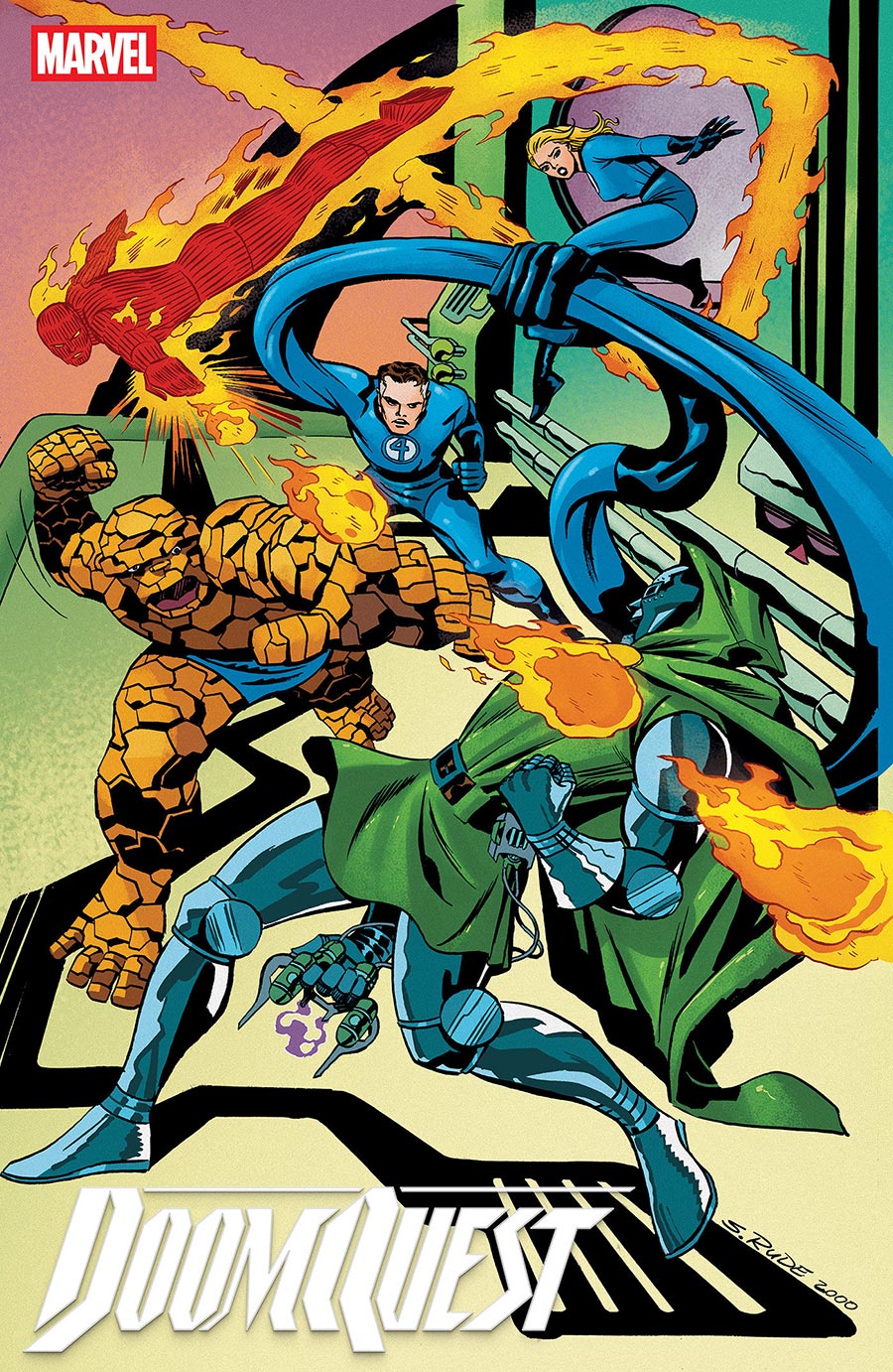 Doomquest #4 Cover F Variant Steve Rude Cover