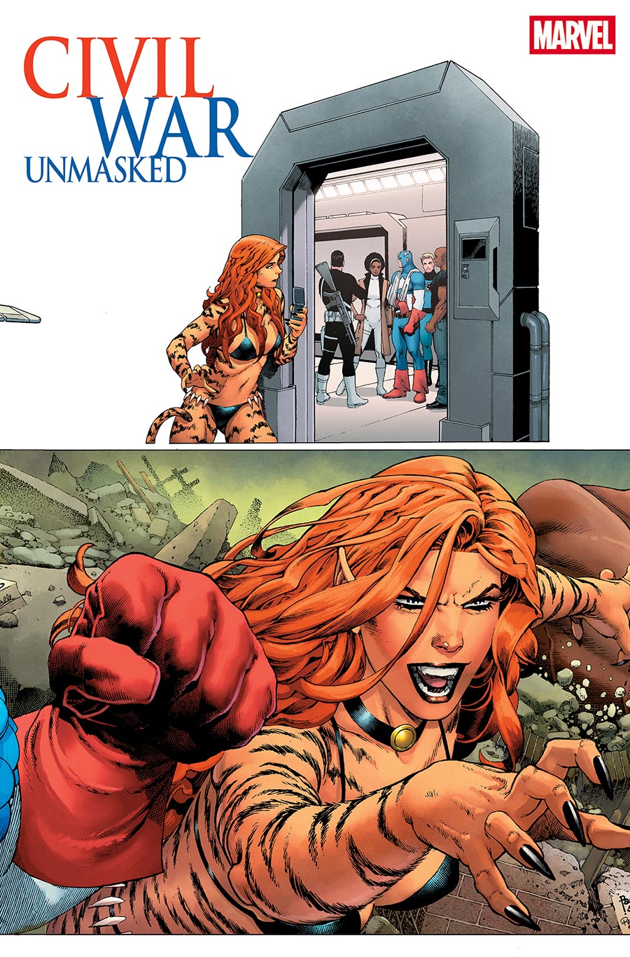 Civil War Unmasked #4 Cover B Variant Paulo Siqueira 5-Part Connecting Cover