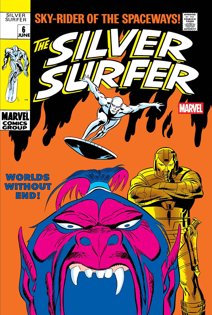 Silver Surfer Vol 1 #6 Cover C Facsimile Edition Variant John Buscema Foil Cover