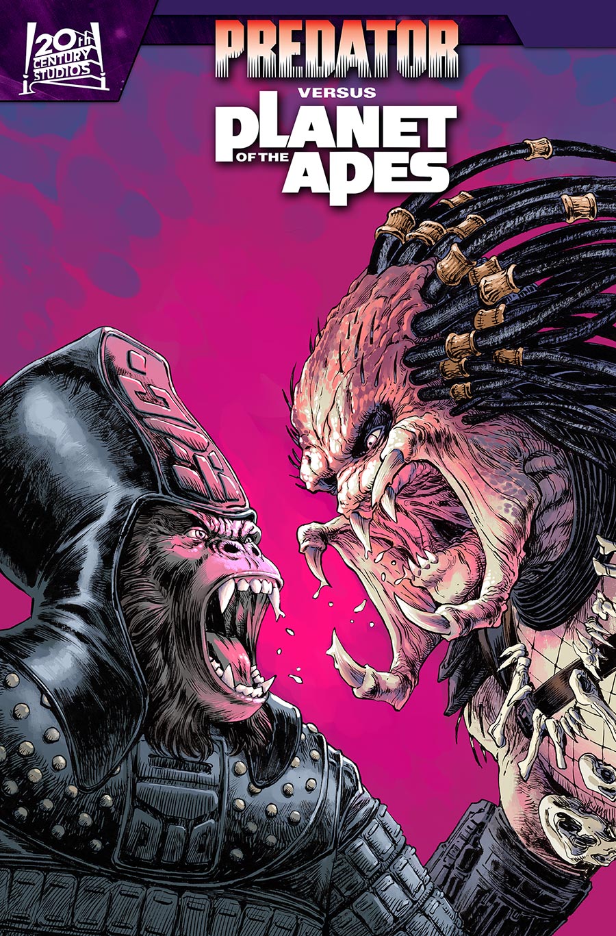 Predator Versus Planet Of The Apes #2 Cover C Variant Dave Wachter Cover