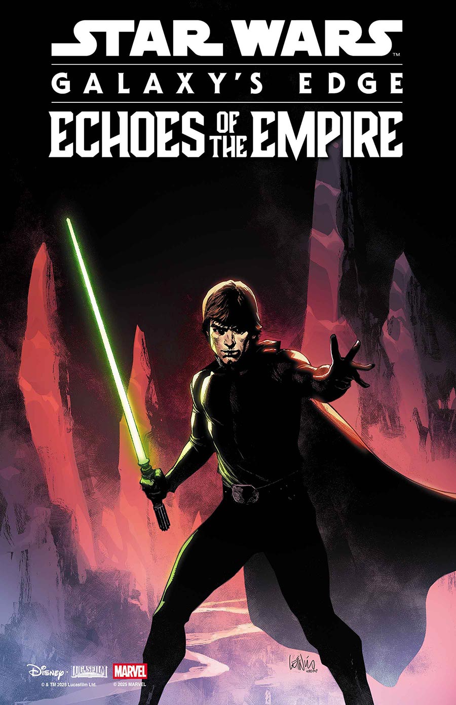 Star Wars Galaxys Edge Echoes Of The Empire #5 Cover C Variant Leinil Francis Yu Luke Skywalker Cover