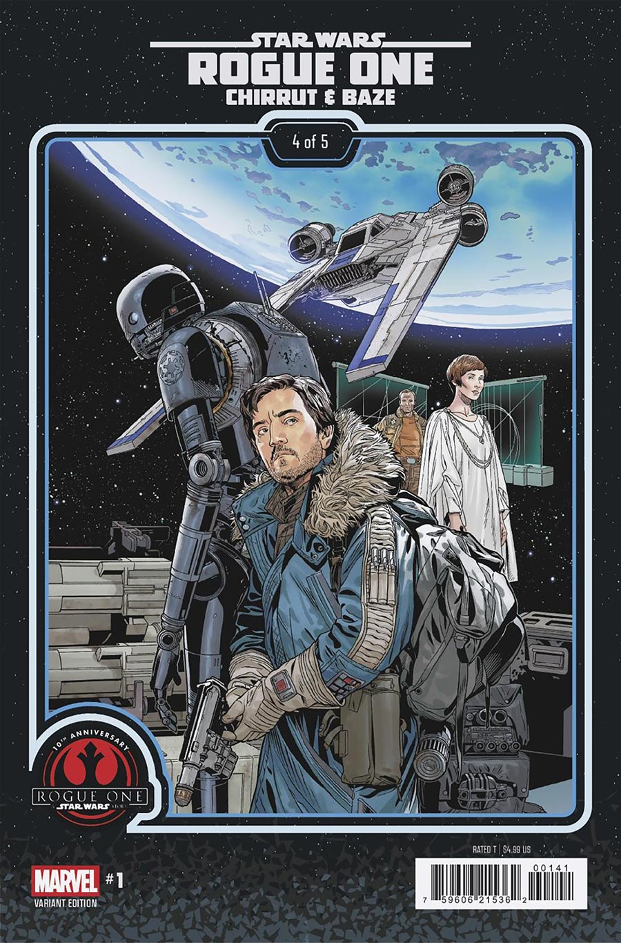 Star Wars Rogue One Chirrut & Baze #1 (One Shot) Cover B Variant Chris Sprouse Rogue One 10th Anniversary Cover