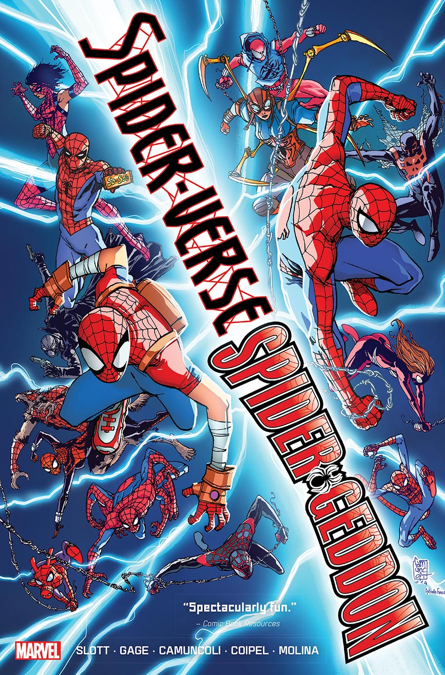 Spider-Verse Spider-Geddon Omnibus HC Direct Market Giuseppe Camuncoli Variant Cover New Printing
