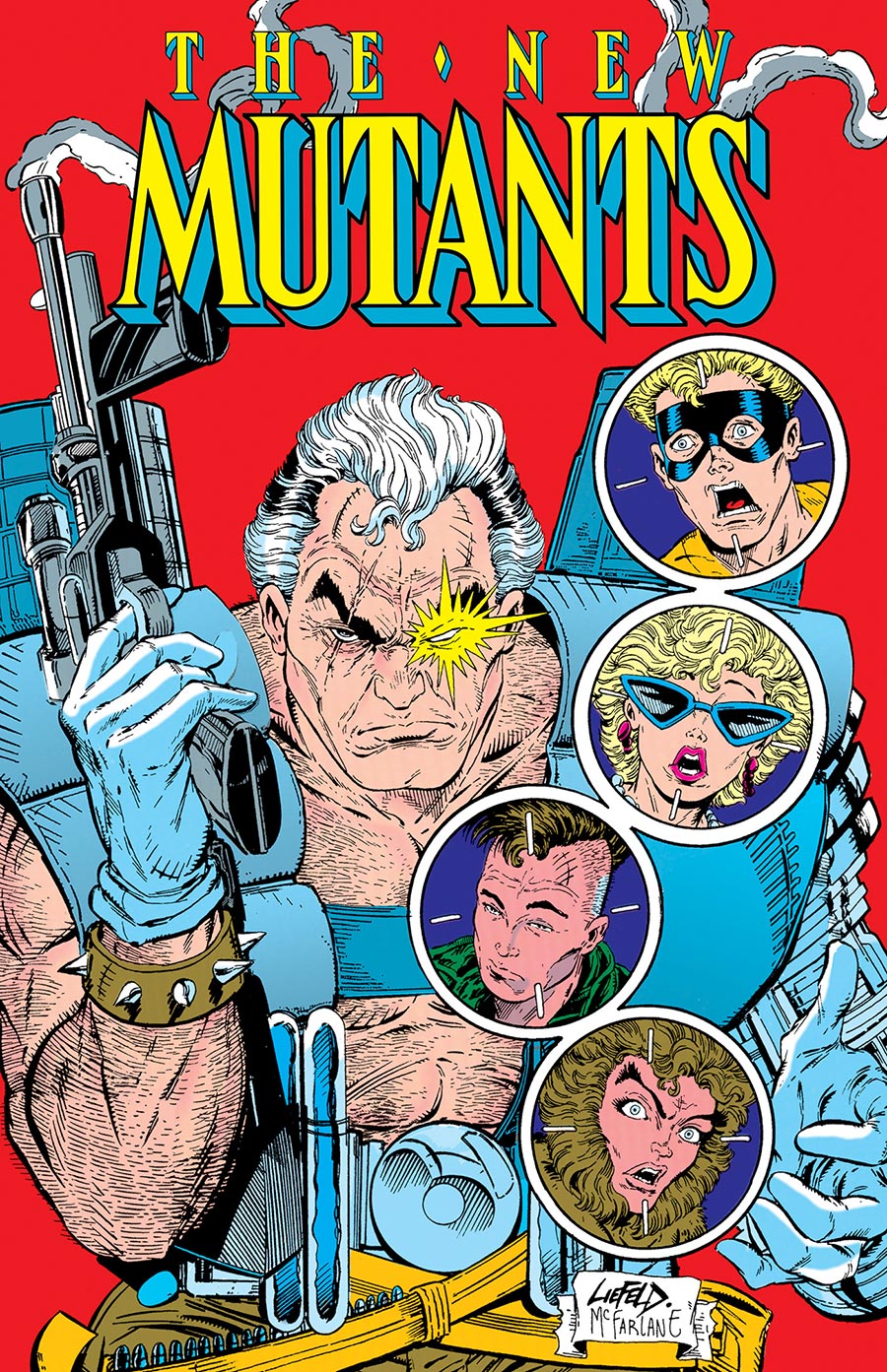 New Mutants Omnibus Vol 4 HC Book Market Rob Liefeld Cable Cover