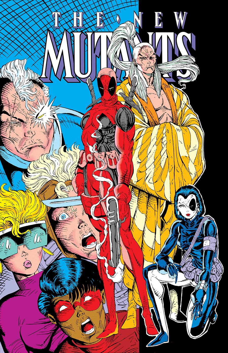 New Mutants Omnibus Vol 4 HC Direct Market Rob Liefeld Deadpool Variant Cover